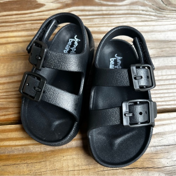 jumping beans Other - Infant baby toddler Jumping Beans Black Sandals with Buckles